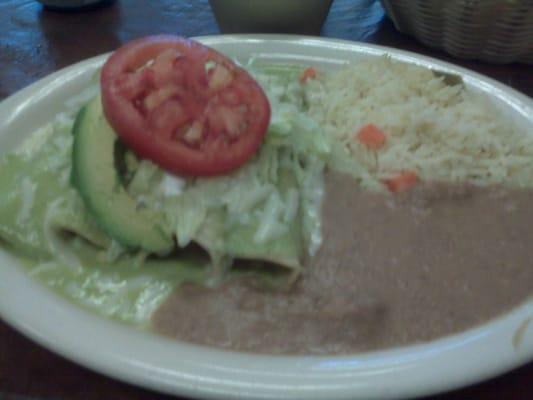 enchiladas verdes