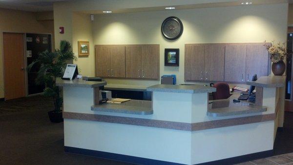 Front reception area