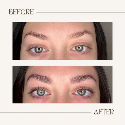 Brow lamination & tint plus lash tint