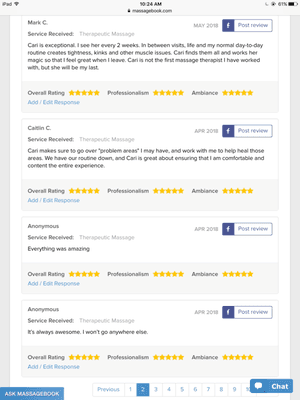 Check out more reviews at stellartherapeuticmassage.com