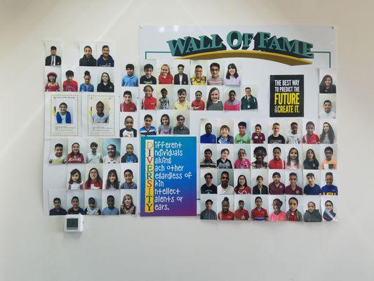 Our awesome Wall of Fame!