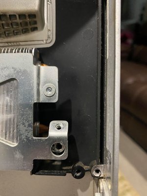 Missing screw for graphic card bracket