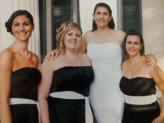 Myself with my bridesmaids