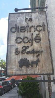 New a.c. for my friends at the district café.