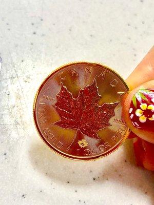 Maple  Canadian 1 oz gold coin