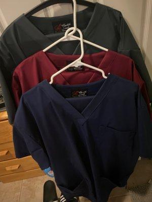 Charcoal, Burgundy and Navy Blue