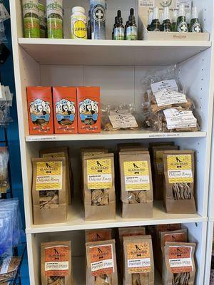 Cat and dog treats including cbd for dogs and catnip for cats