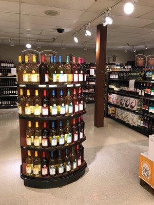 Decent wine & beer section