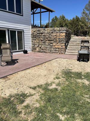 Patios and Retaining Walls.