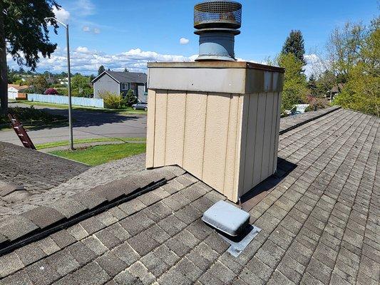 Chimney Siding Replacement