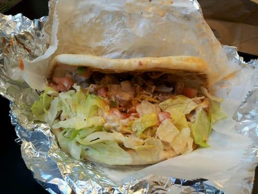 Chicken Gyro. Despite its look, it's pretty good. :)