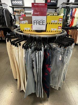 Clearance buy 1 get 3 free