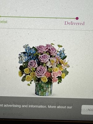 This is what I ordered from Teleflora