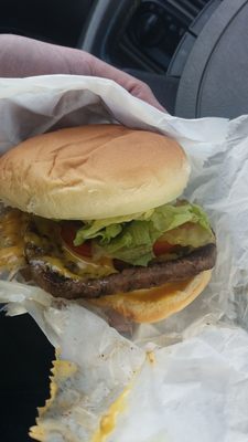 Double cheese burger