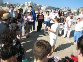 Tashlih On The Beach