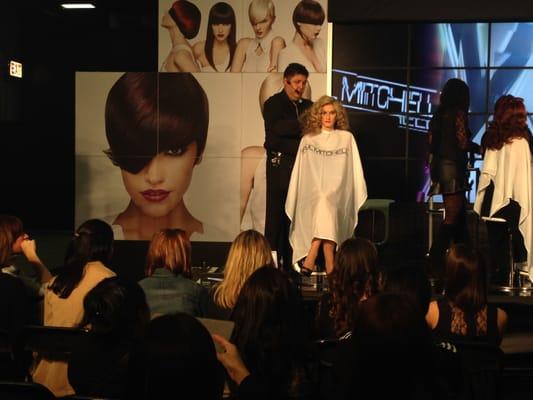 Doing platform work for Paul Mitchell Metro