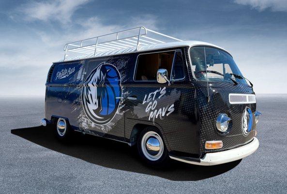 Maverick's themed Photo Booth VW Bus