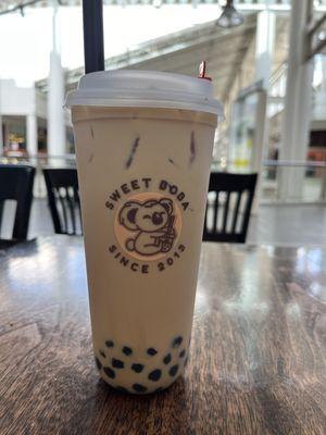 coffee milk tea with boba