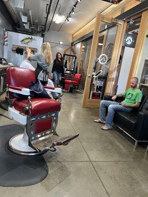 The Barbershop and Shaving Parlor