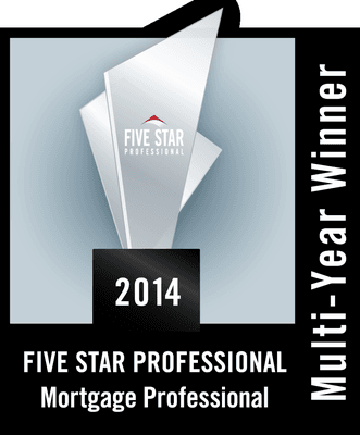 Winner of the Five State Mortgage Professional since 2010