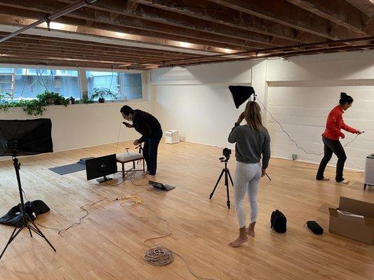 Studio rental to create content by Mixpose!