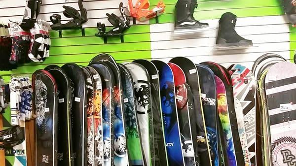 Snowboards!