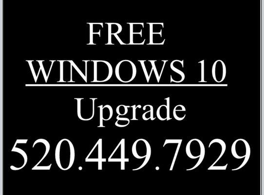 Windows 10 is still available for free. Call for details.