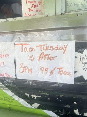 Taco Tuesday specials