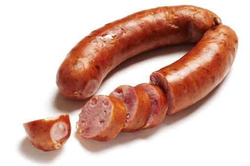 Slovenian "Carniolan sausage" (Kranjska klobasa)