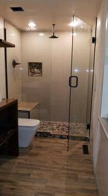 Full bathroom remodel through and through