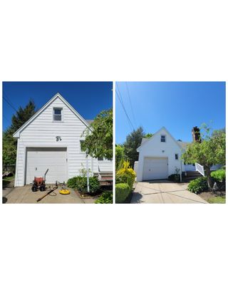 House wash before and after