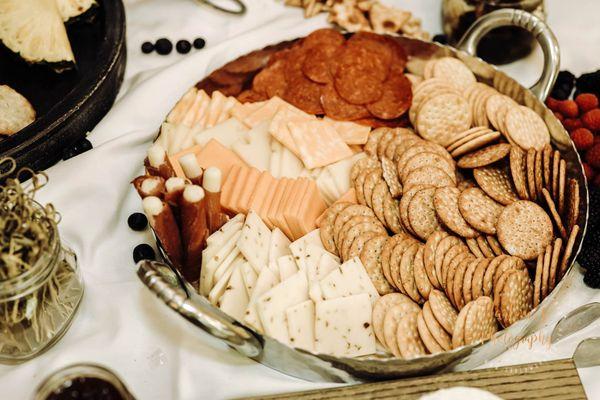 Our charcuterie picking tables are always an eye catcher and are as tasty as they look.