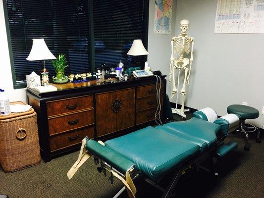 Dr. Joe's treatment room.