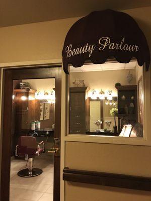 The beauty salon