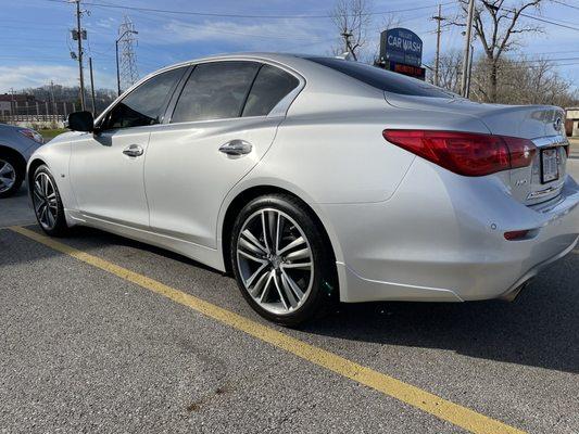 Express detail on my 2015 Q50