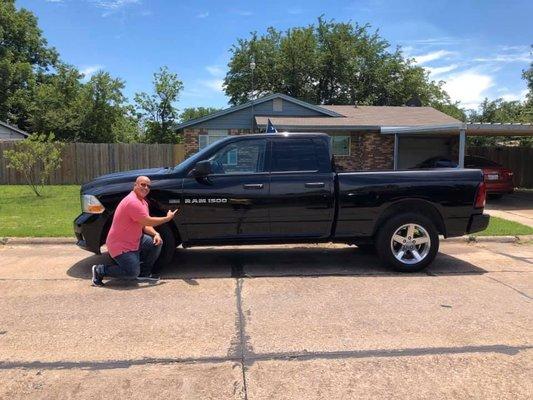 A Dodge Ram 5.7 liter hemi!! Only way was Cash Stores help!