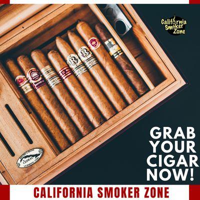 Grab your cigar, cigerettes, smoke items at California Smoker Zone