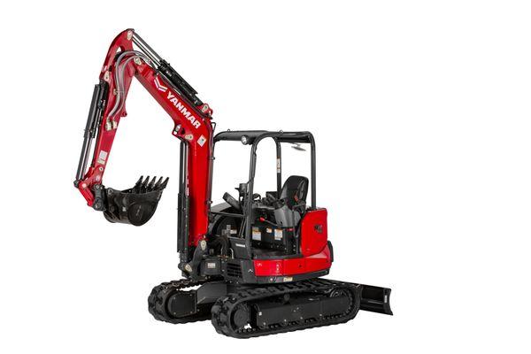 4 ton Yanmar Mini excavators, quick coupler, angle or 6 way blade available, and HVAC cab