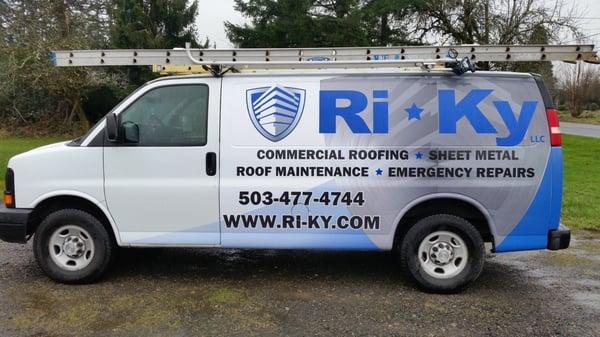 Commercial van wrap