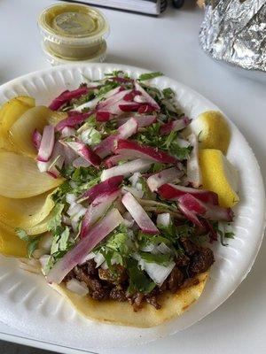 Tacos - 2 pastor and 1 asada  $6.75