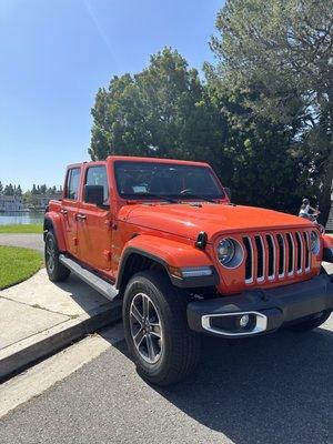 Our new 2023 Jeep Wrangler Unlimited available for rent!