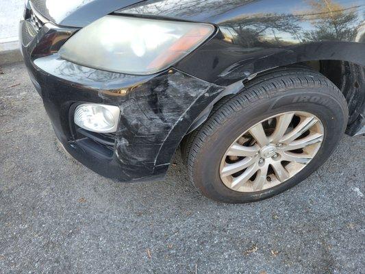 Car before the accident.