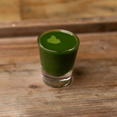 Wheatgrass shot