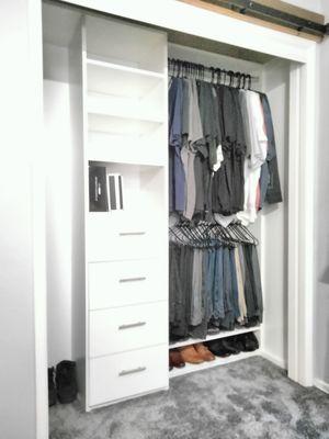 Custom closet, small area