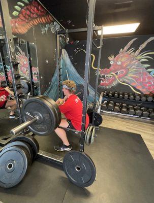 Perfecting the front squat!