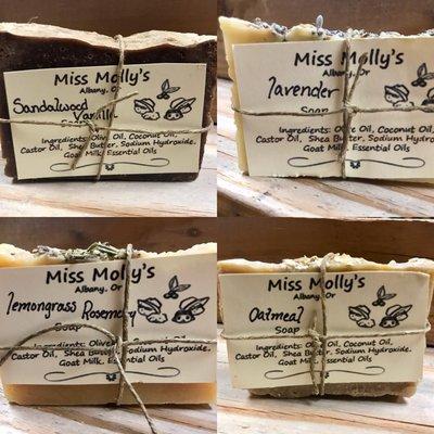 Delightfully scented soaps from Miss Molly's