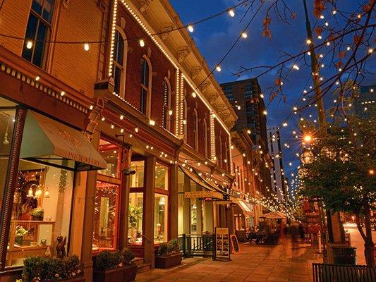 Larimer Street in Denver downtown