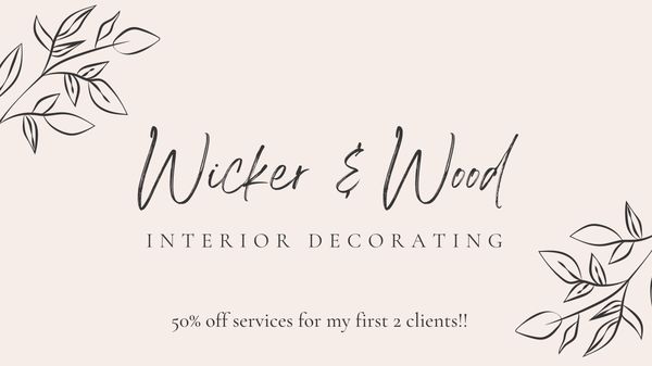 Wicker and Wood Interior Decorating