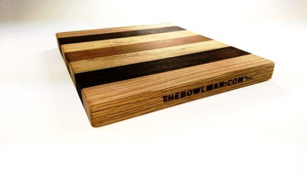 Segmented cutting boards 6" x 7" pictured $18.00