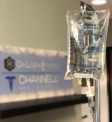 IV hydration, ask for a glutathione push to follow for extra energy